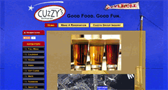 Desktop Screenshot of cuzzysrestaurant.com